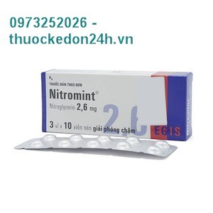 Thuốc Nitromint 2.6mg – Điều trị bệnh tim mạch 