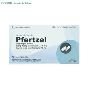 Thuốc Pfertzel - Thuốc tim mạch 