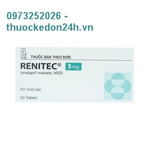 Thuốc Renitec 5mg - Điều trị tăng huyết áp 
