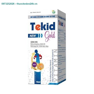 Tekid Gold Chai 120ml – Bổ Sung Vitamin Và Khoáng Chất