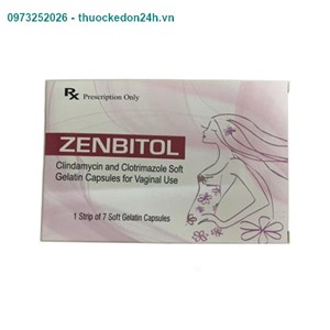 Zenbitol – Thuốc điều trị viêm âm đạo (Hộp 1 vỉ x 7 viên)