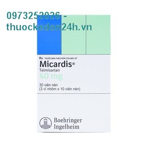 Thuốc Micardis 40mg - Điều trị tăng huyết áp vô căn 