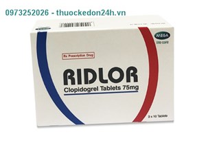 Thuốc Ridlor 75mg - Điều trị các bệnh tim mạch 