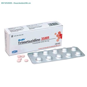 Thuốc Savi Trimetazidine 35MR - Điều trị đau thắt ngực 