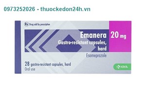 Thuốc Emanera 20mg - Điều trị  trào ngược dạ dày-thực quản 
