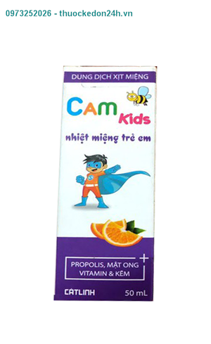 Camkids – Dung dịch xịt Miệng