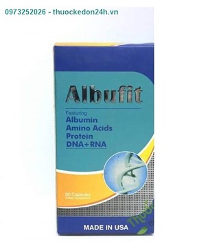 Albufit – Thực phẩm Bổ sung đạm hiệu quả