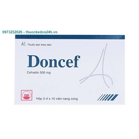 Doncef - Điều trị nhiễm khuẩn 