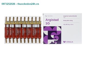 Thuốc Argistad 1g hộp 20 ống