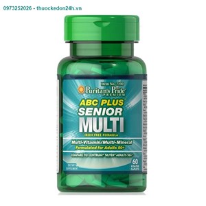 ABC Plus Senior Multi lọ 60 viên – Vitamin và khoáng chất cho người trên 50 tuổi