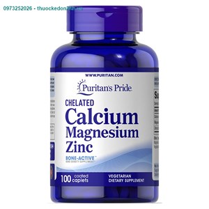 Calcium Magnesium Zinc Lọ 100 Viên – Viên Uống Bổ Xung Canxi