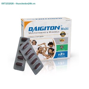 Daigiton Multi Hộp 60 Viên – Bổ Sung Dưỡng Chất Cần Thiết Cho Cơ Thể