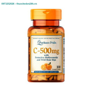 Puritan Vitamin C-500 mg Lọ 100 Viên – Bổ Sung Vitamin C