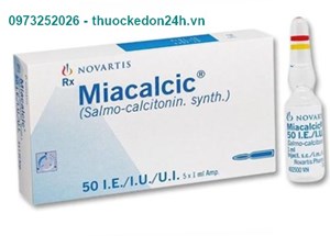 Thuốc Miacalcic 50 UI/ml – Điều trị loãng xương sau mãn kinh