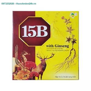 Viên uống bổ sung Vitamin 15B With Ginseng