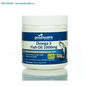 Omega 3 Fish Oil 1000mg Hộp 150 Viên – Hỗ Trợ Tim Mạch