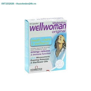 Vitabiotics Wellwoman hộp 30 viên – Bổ sung vitamin, khoáng chất cho phụ nữ