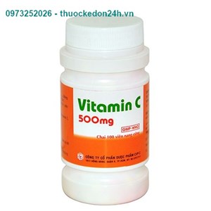 Vitamin C 500mg – Bổ sung Vitamin cho cơ thể – Lọ 50 viên
