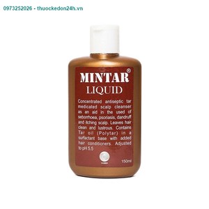 Dầu gội Mintar Liquid chai 150ml – Vệ sinh da đầu, hỗ trợ làm sạch gàu, giảm gàu cho da đầu