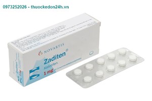Thuốc Zaditen 1 mg – Điều trị dị ứng phế quản, dị ứng mũi, da