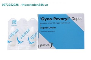 Thuốc Gyno Pevaryl Depot (Hộp 1 vỉ x 3 viên) – Viên Đặt Âm Đạo