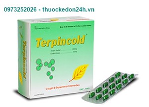 Thuốc TERPINCOLD- Điều trị ho