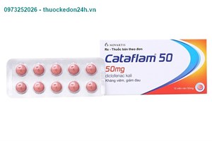 Thuốc Cataflam 50mg- Điều trị viêm khớp