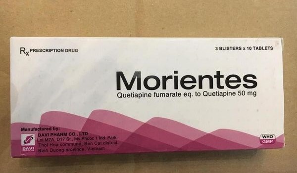Thuốc Morientes 50mg - điều trị tâm thần phân liệt và rối loạn lưỡng cực