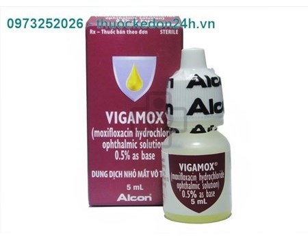 Vigamox - Điều trị viêm kết mạc 