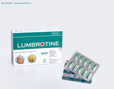 Lumbrotine - Phòng ngừa xơ vữa động mạch 
