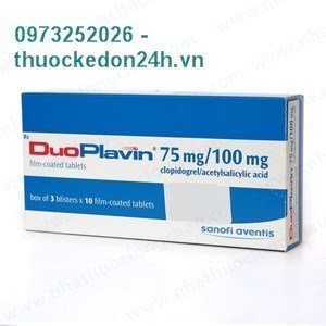 Duoplavin 75mg/100mg - Phòng ngừa cục máu đông 