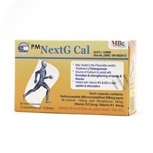 Thuốc NextG Cal – Nhóm khoáng chất và Vitamin
