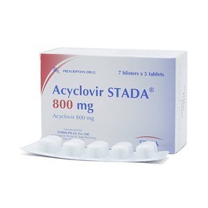 Thuốc acyclovir 800 mg – STD - Điều trị nhiễm herpes simplex trên da