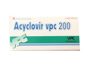 Thuốc Acyclovir VPC 200 -  Điều trị Nhiễm Herpes simplex