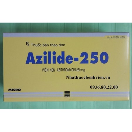 Thuốc Azilide – 250 - Chỉ định dùng trong nhiễm khuẩn