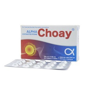 Thuốc Alpha Choay - Điều trị  Chống phù nề và kháng viêm