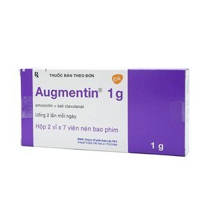 Thuốc Augmentin 1g - Điều trị Nhiễm trùng đường hô hấp