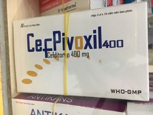 Thuốc Cefpivoxil 400mg -  Điều trị viêm amiđan