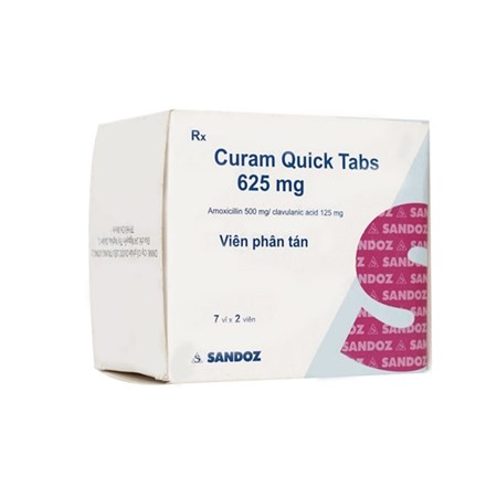 Thuốc Curam Quick Tabs 625mg - Điều trị nhiễm khuẩn