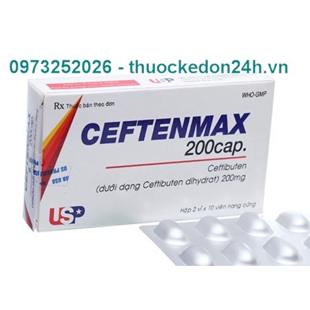 Thuốc Ceftenmax 200cap -  Trị nhiễm khuẩn
