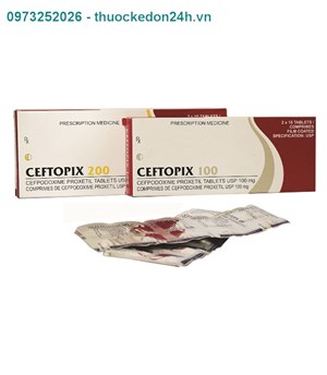 Thuốc Ceftopix 100mg - Điều trị nhiễm khuẩn hô hấp trên