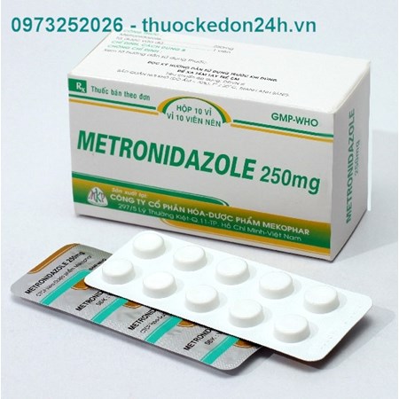 Thuốc Metronidazole 250mg (Mekophar) - Điều trị nhiễm Trichomonas vaginalis