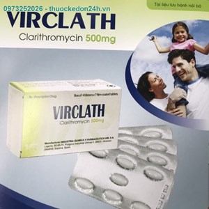  Virclath 500mg- Kháng SInh Điều Trị Nhiễm Khuẩn