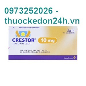 Thuốc Crestor 10mg-Hạ Mỡ Máu
