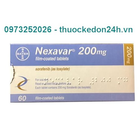 Thuốc Nexavar 200mg - Điều trị ung thư gan mật 