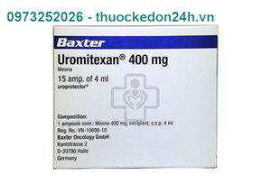 Thuốc Uromitexan 400mg - Điều trị ung thư 