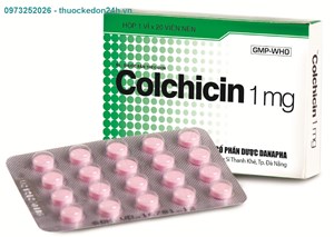 Thuốc COLCHICIN 1mg - Điều trị Gout 