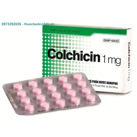 Thuốc COLCHICIN 1mg - Điều trị Gout 