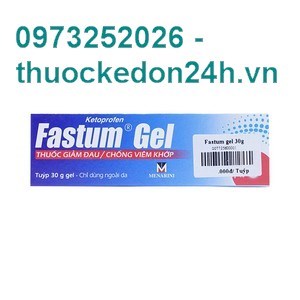Thuốc Fastum Gel - Giảm đau xương khớp 
