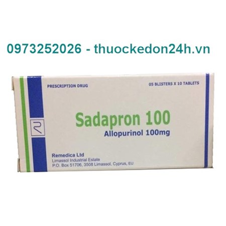 Thuốc Sadapron 100mg - Điều trị gout 